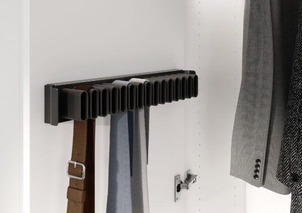 CONERO - vešiak na kravaty a opasky výsuvný š. 475 mm